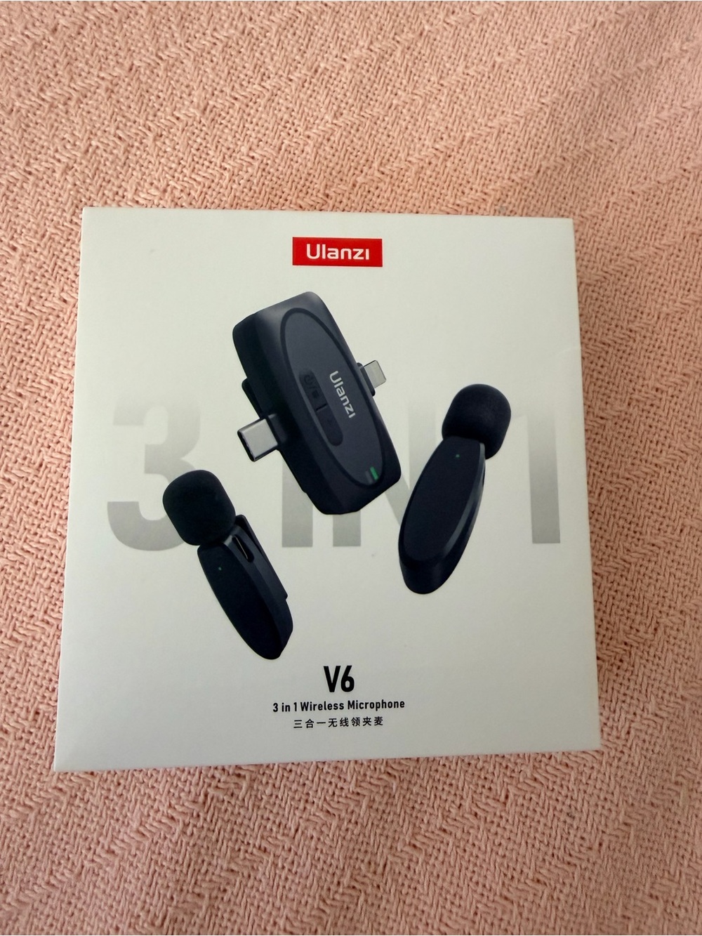 Ulanzi V6 Wireless Microphone - Black